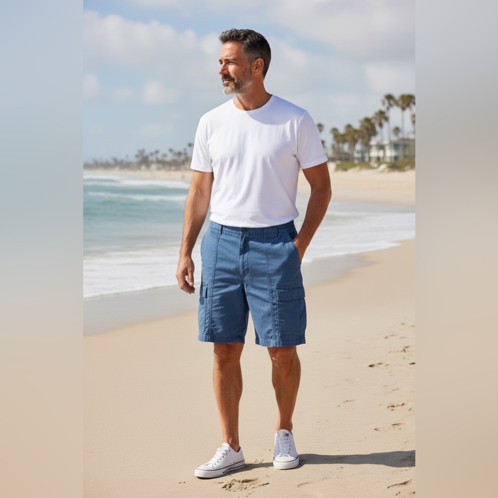 RedHead Men's Navy Fishing Cargo Shorts